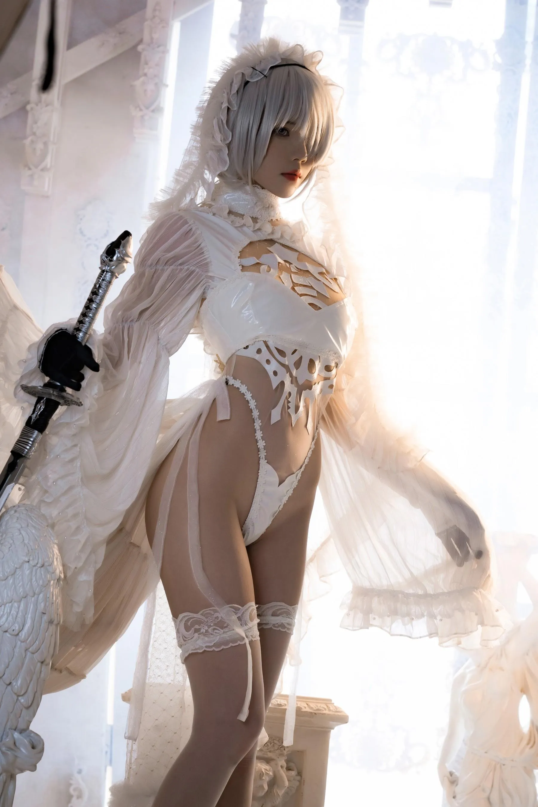 桜桃喵 – NO.160 2b花嫁 [69P]插图4